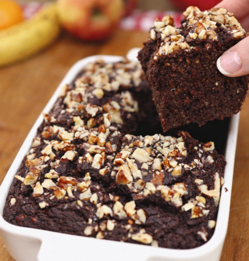 Lentil Banana Brownies