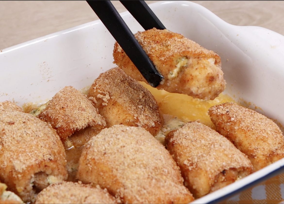 Cheesy Chicken Rolls