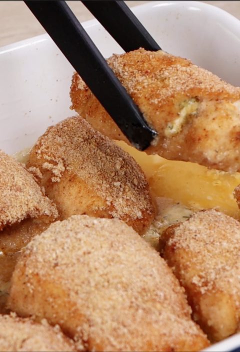 Cheesy Chicken Rolls