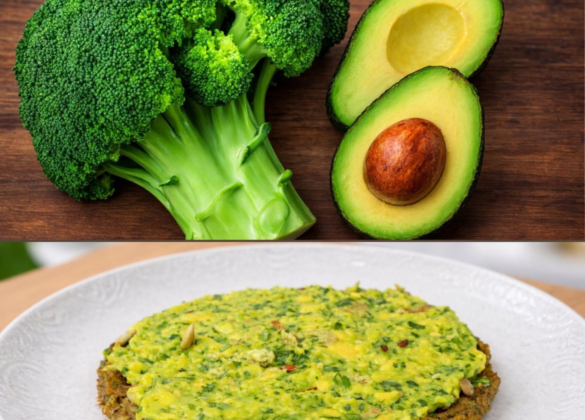 Crispy Broccoli Patties with Avocado Spread