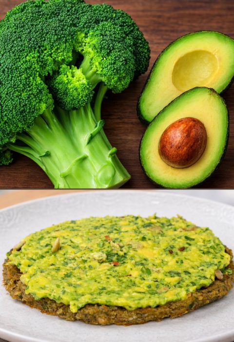 Crispy Broccoli Patties with Avocado Spread