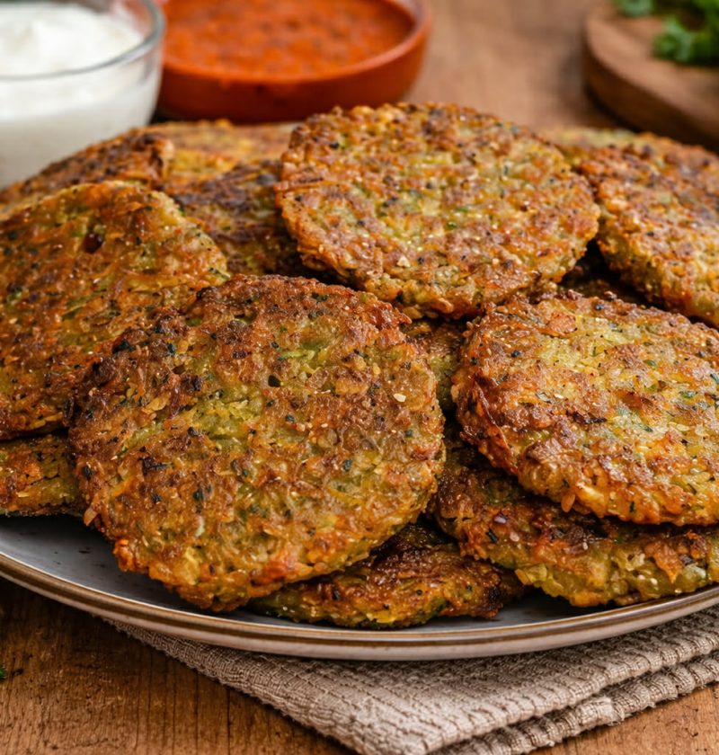 Crispy Red Lentil Kofta Patties