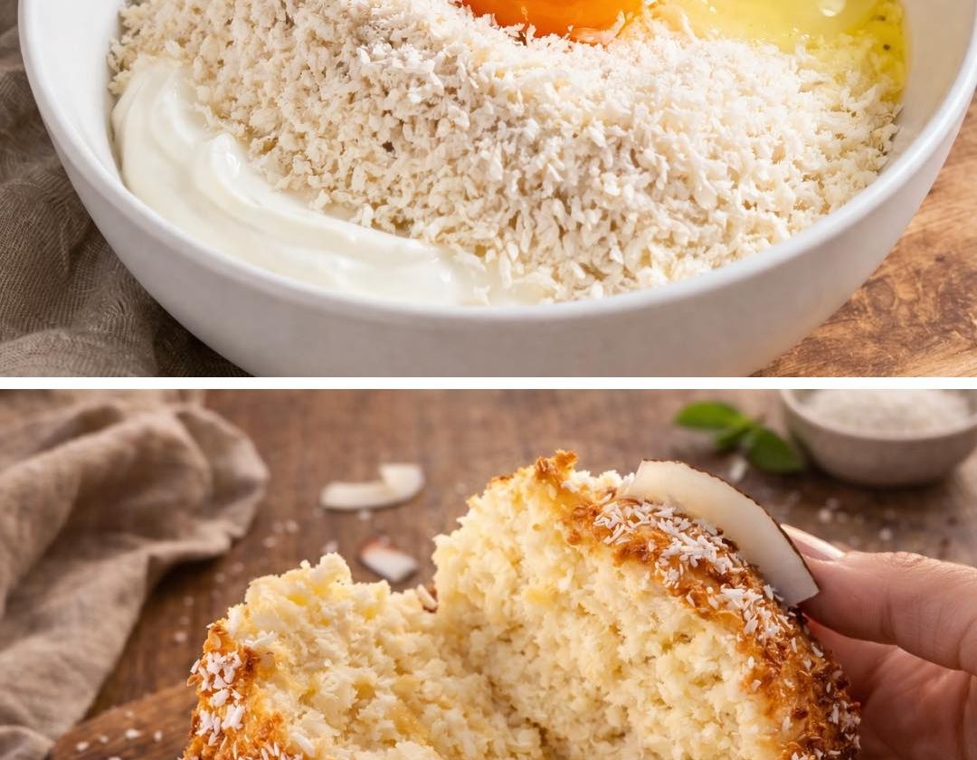 Healthy coconut muffins