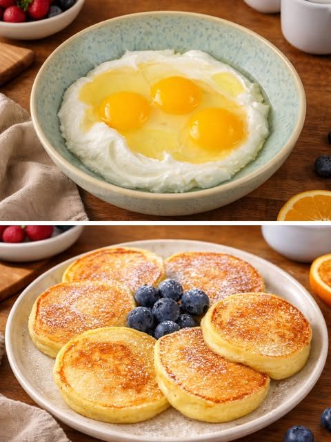 High-Protein Cottage Cheese Pancake Rounds