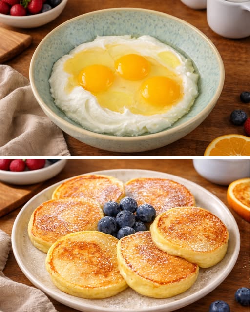 High-Protein Cottage Cheese Pancake Rounds