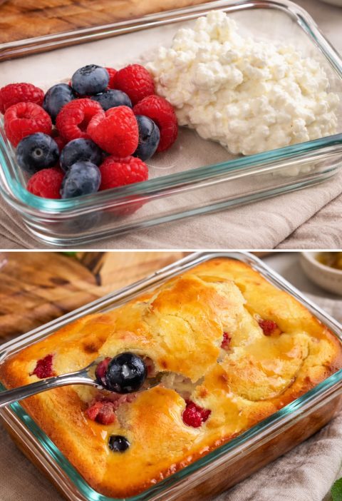 Velvety Almond‑Berry Breakfast Bake