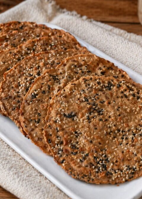 Healthy 3-Ingredient Oat Flatbread