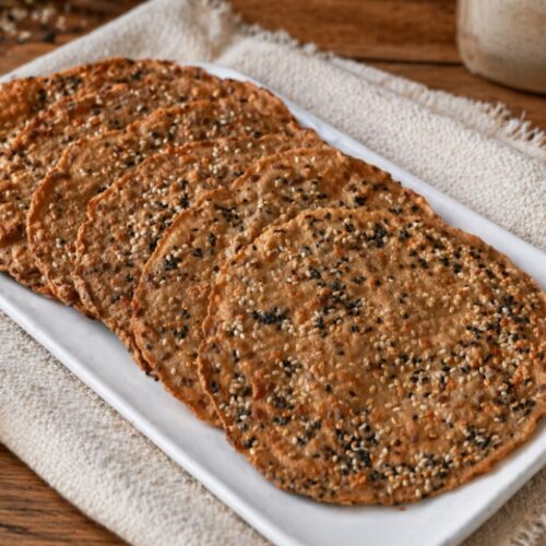 Healthy 3-Ingredient Oat Flatbread
