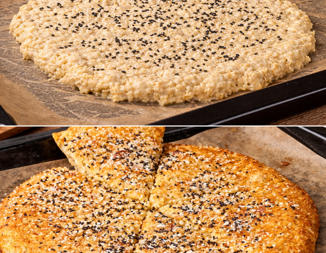 Greek Yogurt Flatbread with Mozzarella