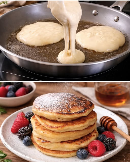 Cottage Cheese Pancakes