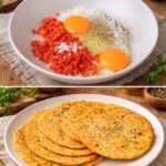 Golden Apple Oat Skillet Flatbread