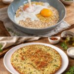 Golden Layered Potato, Meat & Cheddar Skillet