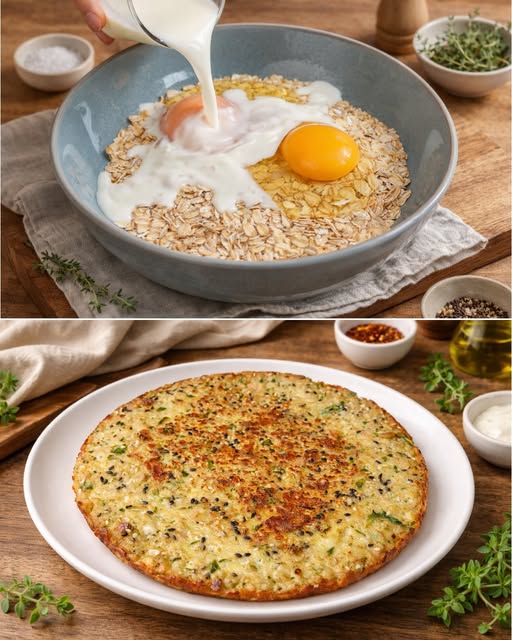 Crispy Tuna Oat Breakfast Skillet