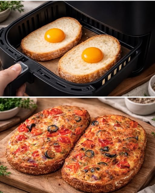 Easy Air Fryer Tuna Toast