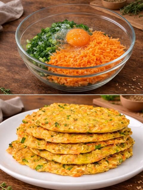 Golden Carrot Oat Breakfast Tray Bake