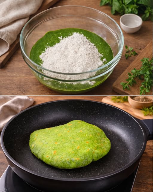 Green Garden Oat Flatbreads