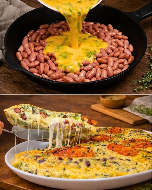 Mediterranean Egg & Bean Garden Skillet