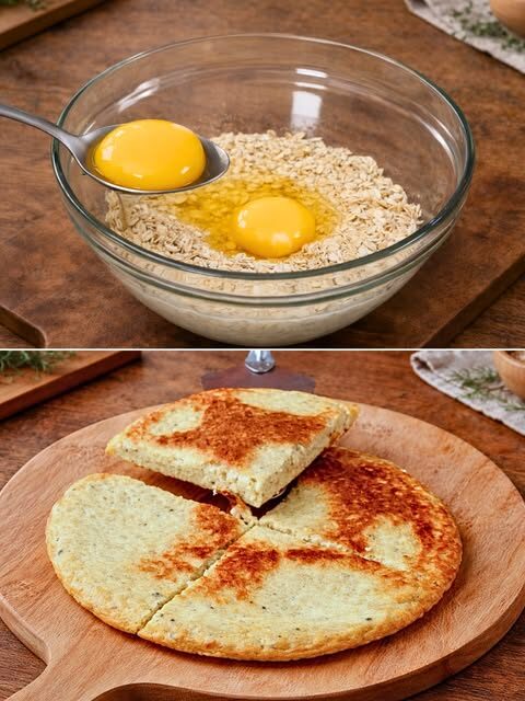 Savoury Golden Oat Breakfast Skillet