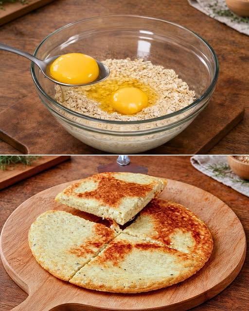 Savoury Golden Oat Breakfast Skillet