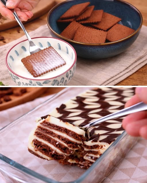 Silky Biscuit Custard Torte