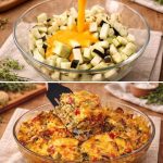 Golden Skillet Cheesy Oat & Egg Breakfast Slice