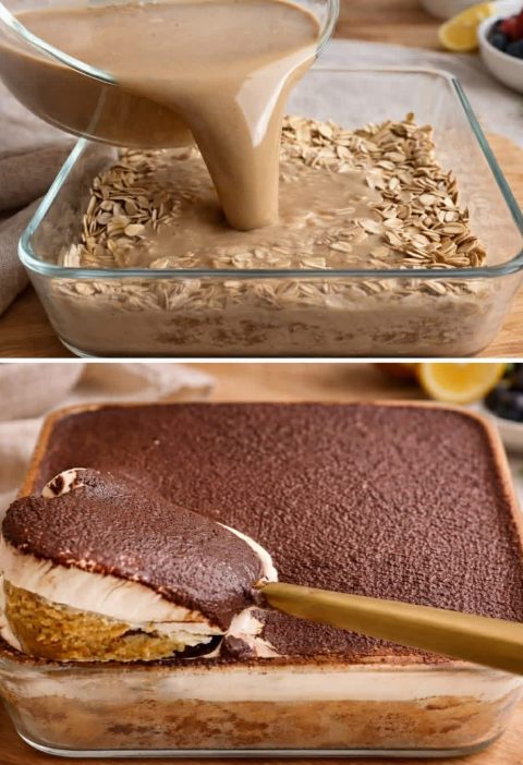 Tiramisu-Inspired Coffee Yogurt Baked