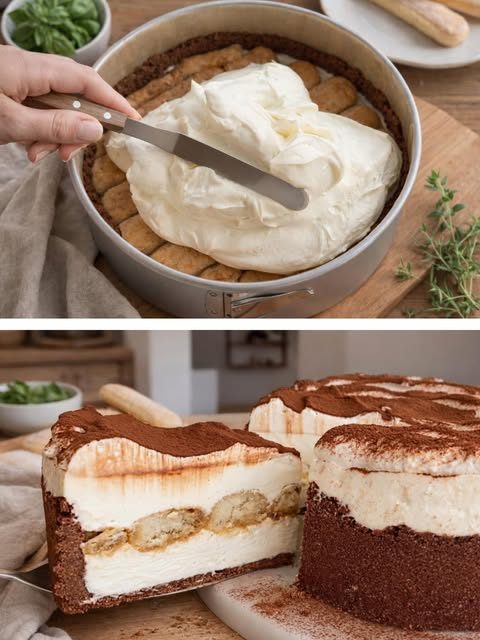 Velvet Tiramisu Cheesecake Dream Torte