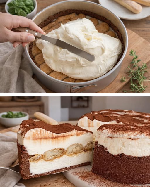 Velvet Tiramisu Cheesecake Dream Torte