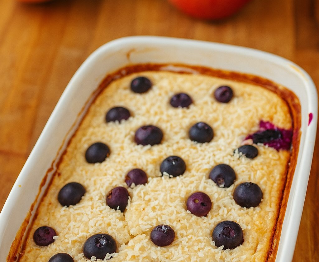 Blueberry Dream Oatmeal Cake