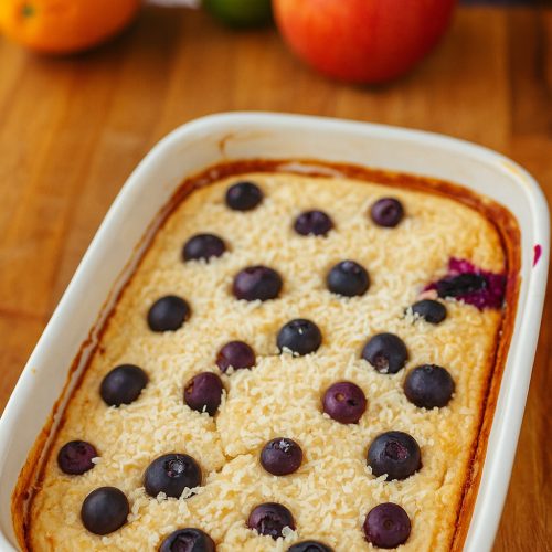 Blueberry Dream Oatmeal Cake