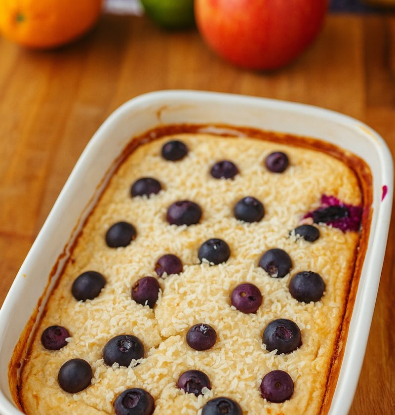 Blueberry Dream Oatmeal Cake