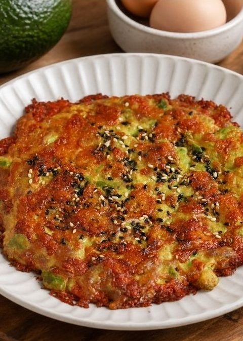 Crispy Avocado Cheese Rounds