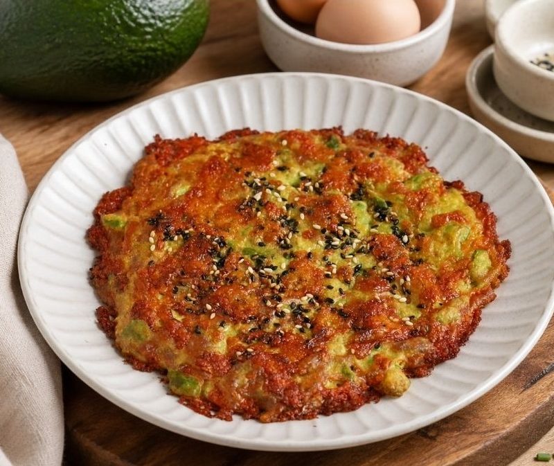 Crispy Avocado Cheese Rounds