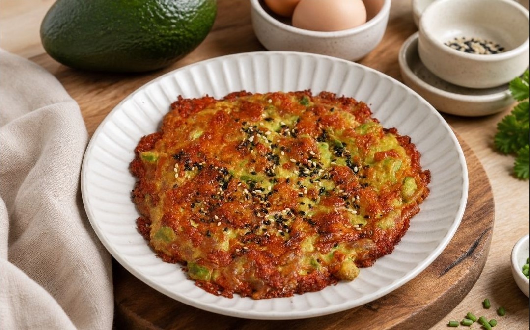 Crispy Avocado Cheese Rounds