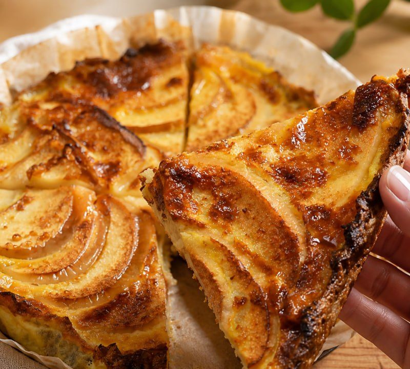 Air Fryer Apple Oat Breakfast Bake