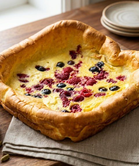 Air Fryer Berry Cloud Dutch Baby