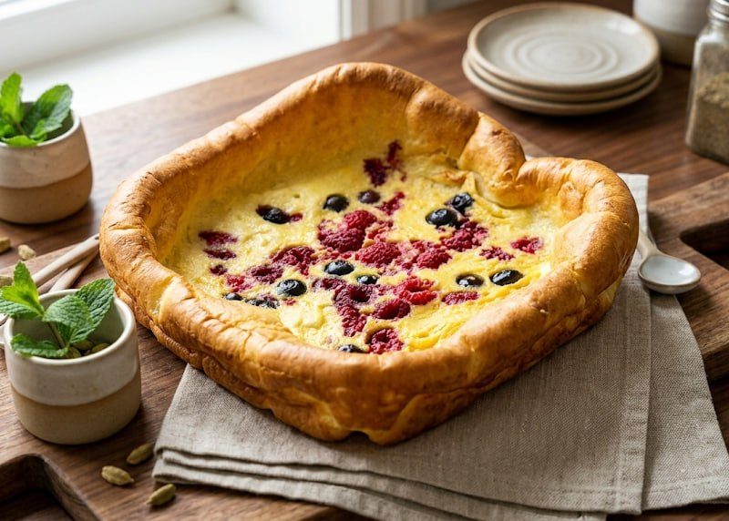 Air Fryer Berry Cloud Dutch Baby