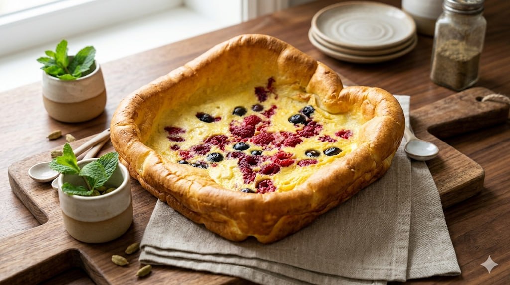 Air Fryer Berry Cloud Dutch Baby