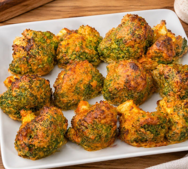 Air Fryer Yogurt-Marinated Broccoli
