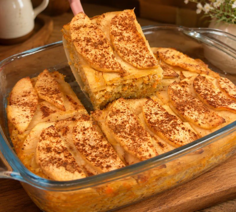Apple Carrot Oatmeal Bake