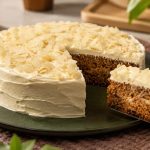 Cake With Walnut Cloud Cream