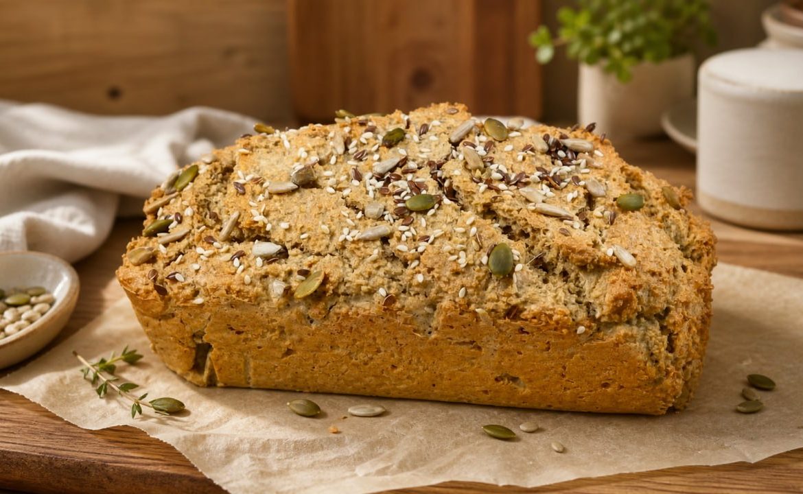 Golden Seeded Greek Yogurt Oat Slab