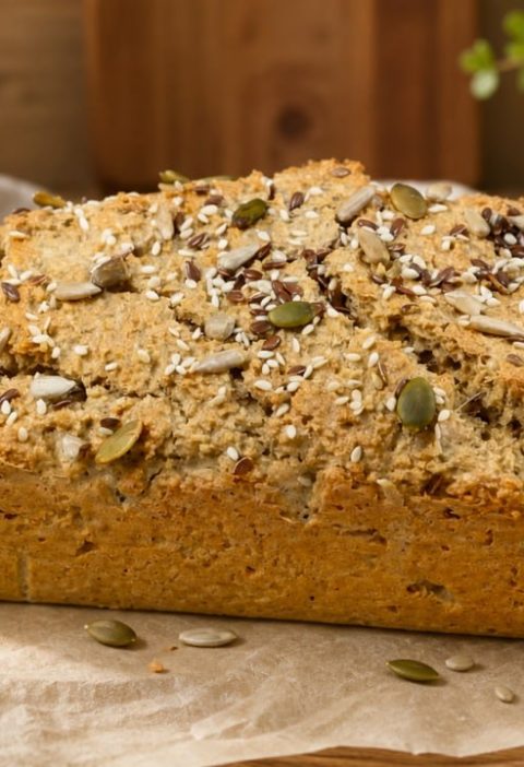 Golden Seeded Greek Yogurt Oat Slab