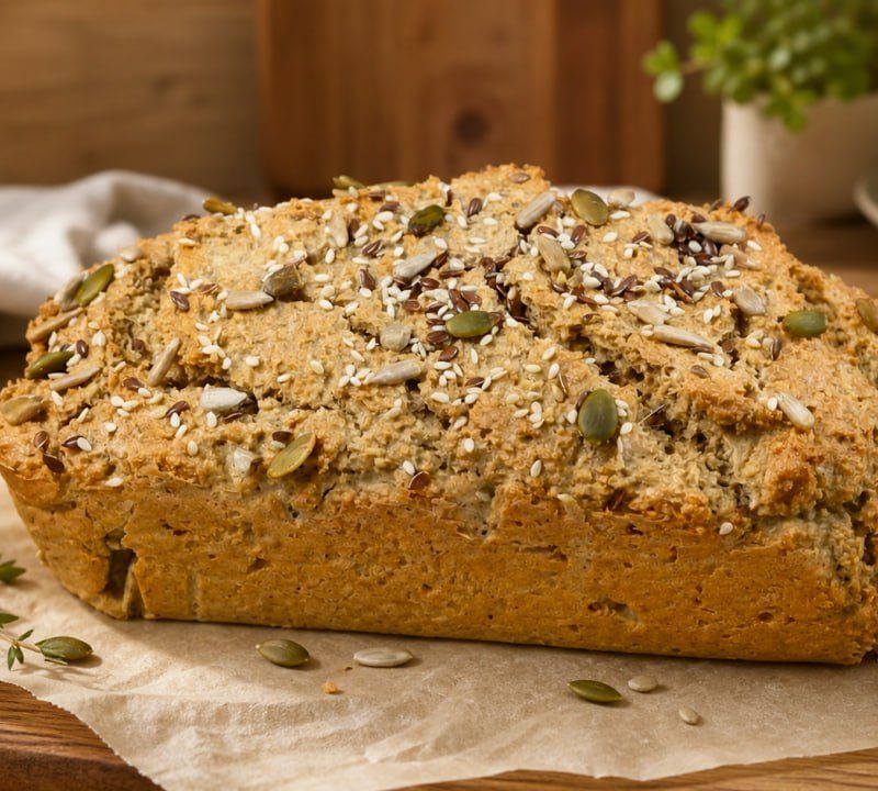 Golden Seeded Greek Yogurt Oat Slab