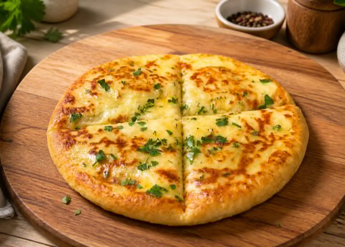 Herbed Potato‑Cheese Stuffed Skillet Breads