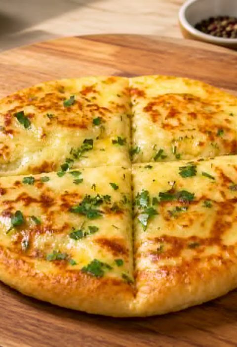 Herbed Potato‑Cheese Stuffed Skillet Breads