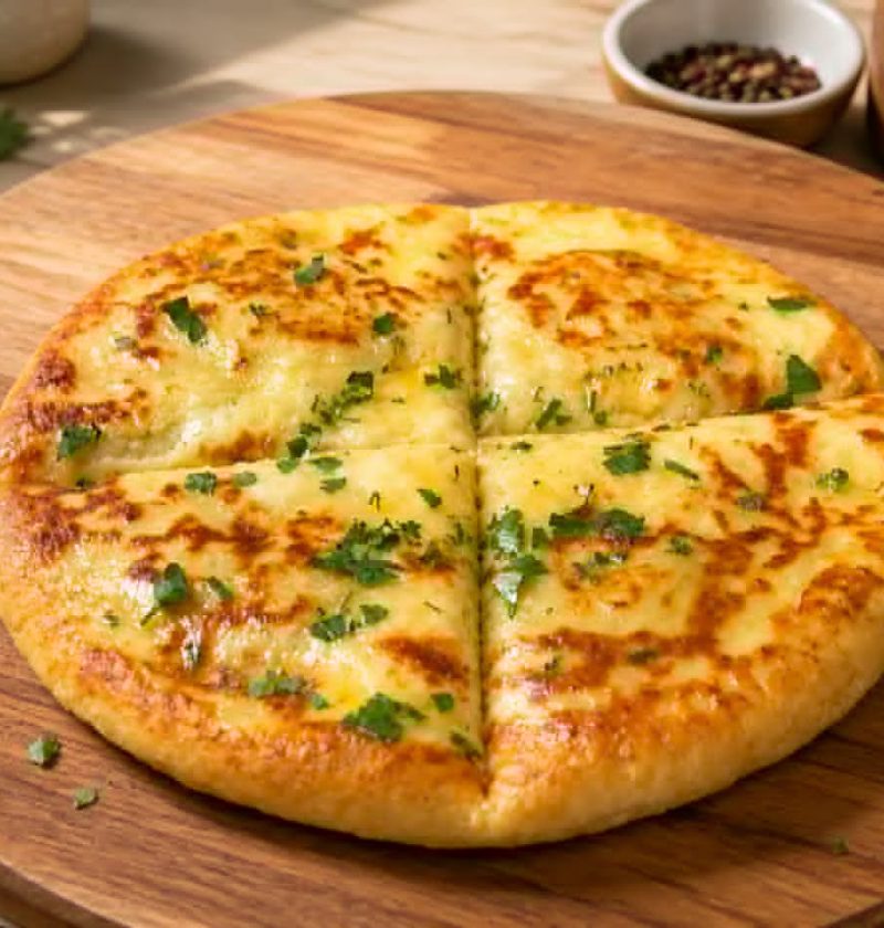 Herbed Potato‑Cheese Stuffed Skillet Breads