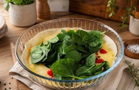 Tortilla Quiche Bake