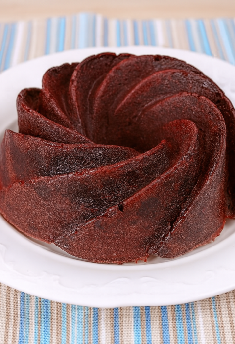 Quick Apple Chocolate Cake with No Flour and No Milk