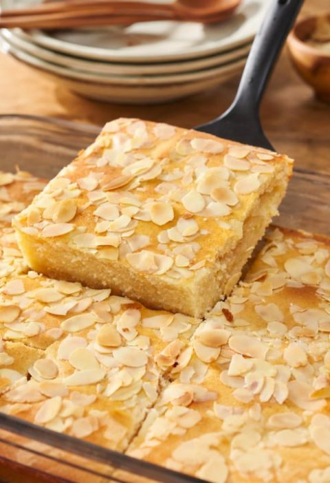 Golden Orchard Apple Cake with Vanilla Clouds